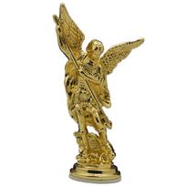 Arkangelo krikščionio šventojo Mykolo statulos knygų lentynos biuro globėjo papuošalai Mykolo stiliaus globėjo dekoracijos nuotr. 2