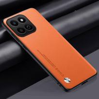 Prabangus silikoninis odinis dėklas Honor 200 Smart 5G, skirtas Honor Play 60 Plus 200 Pro 200 Lite, apsauginis kameros apvalkalas, madingas smūgiams atsparus buferis Honor 200 Smart 5G oranžinė
