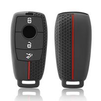 Silikoninis automobilio nuotolinio rakto dėklas-dangtelis Mercedes Benz A C E S G klasės GLC CLE CLA GLB GLS W177 W205 W213 W222 X167 AMG