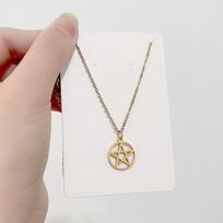 Pentagram Necklace for Women Jewish Blessing Life Star of David Pendant Protection Amulet Jewelry