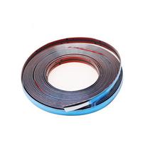 Apdailos bamperio apsaugos lipdukas automobilio chromo apdailos juostelė automobilio dekoravimo juostelė automobilio durelių apsauga 6MM X 3M