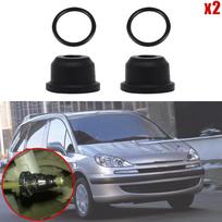 2Sets Auto Clutch Slave Master Cylinder Pipe Seal Repair Rubber Black For Peugeot 807 806 Expert 1007 206 406 607 Z8 New