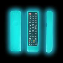 Silikoninis apsauginis dangtelis Samsung BN59-01303A televizoriaus pulteliui Samsung BN59-01303A fluorescencinė mėlyna spalva
