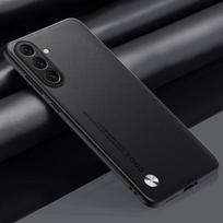 Prabangus silikoninis odinis dėklas Samsung A56 A36, skirtas Galaxy A56 A36 A26 5G A16 A06 A05S A55 A35, apsauginis kameros apvalkalas, madingas smūgiams atsparus buferis For Samsung A56 5G juoda