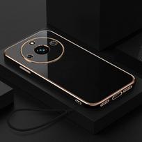 For Realme 11 Pro Case Luxury Square Plating Realme 11 Pro Plus Narzo 60 Pro Phone Case ShockProof Silicone Back Cover Fundas For Realme 11Pro&Case & Strap
