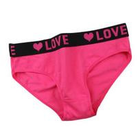 Women's Panties Letter Printed Seamless Thong Ladies Low Waist Triangle Briefs L rožinė raudona spalva