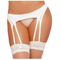 Elastinė Sexy Lace Apatiniai Sijonas Apatiniai Kelnaitės apatinis trikotažas Trumpas apatinis trikotažas S balta