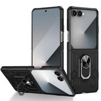 360° Rotatable Finger Ring Cover Case for Samsung Galaxy Z Flip7 5G Flip 7 6 5 Flip6 Zflip7 Flip 4 3 2 Flip3 Flip2 Flip4 Galaxy Z Flip7 juoda