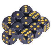 Acrylic 16mm Dices Set Colorful Six Sided Dices Cubes with Dots Playing Square Blocks Kids Math Teaching Educational Toy 5