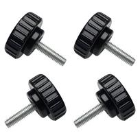 4 vnt. 6 mm nykščio varžtas rankenėlė Pakeitimas Pramoniniai varžtai Ergonomiška rankenėlė Apvalios galvos rankena Rankinis varžtas Rievėta rankena 20