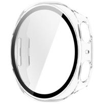Stiklas+dėklas Samsung Galaxy watch 8 40mm 44mm įbrėžimams atspari viso ekrano apsauga Samsung Galaxy watch8 dangteliui Galaxy watch8 40mm skaidri