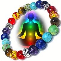 Klasikinė karoliukų apyrankė Natūralus akmuo Juodosios virvės pintos jogos Reiki gydomosios balanso apyrankės ir apyrankės meditacinė dovana
