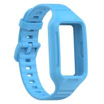 Sportinė minkšto silikono apyrankė Huawei Band 8 7 6 apyrankei, spalvinga apyrankė Huawei Band 9 išmaniajam laikrodžiui, pakaitinė apyrankė Huawei Band 9 8 7 6 dangaus mėlyna spalva