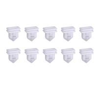10 vnt. Slenksčio apdailos spaustukas 31214496, skirtas Volvo S40 S80 white