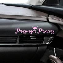 Keleivės Princesės Tekstiniai Lipdukai, Automobilio Išorės Lipdukai, Namų Dekoro Lipdukai, Mieli Lipdukai, Juokingi Lipdukai, Gražūs Lipdukai one-size rožinė