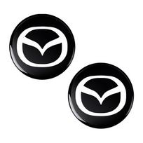 2/5/10 vnt. 14 mm automobilio nuotolinio valdymo pultelio emblema, lipdukas radijo mygtukui  2 3 5 6 CX-5 CX7 CX-8 CX9 CX-3 CX-4 CX-30 MX-5 Atenza Axela BT-50 Hazumi 2Pcs juoda
