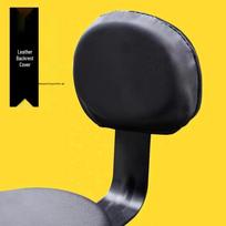 Visasezoninis vandeniui atsparus odinis sėdynės užvalkalas elektrinėms transporto priemonėms ir dviračiams Rear Backrest Leather juoda