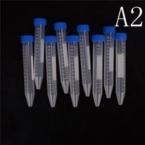 10 x 15 ml plastikinis centrifugos mėgintuvėlis su savaime stovinčiu užsukamu dangteliu as the picture