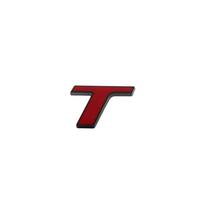 3D GDi T GDi automobiliui Variklio dangtis Sparnas Bagažinė Pavadinimo lentelė Lipdukas Emblema Ženklelis Lipdukas t-black-red