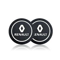 Automobilio neslystantis padėkliukas, triukšmą slopinantis vandens puodelio padėkliukas, pagalvėlė, automobilio aksesuarai Renault Dacia Koleos Clio Laguna 2 Megane 2 3 Duster Logan 2Pcs