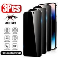 3 vnt. Anti-Spy stiklas iPhone 17 16 15 14 13 12 11 Pro Max privatumo ekrano apsauga iPhone 13Mini 14Plus 14Pro stiklas 15 16e iphone 11