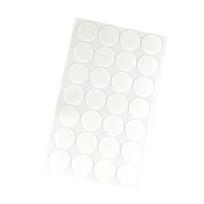 100 vnt. Skaidrūs lipnūs lipdukai Dvipusiai lipnūs taškiniai lipdukai Lipnus glaistas medžiui, stiklui, metalui, plastikui 30mm