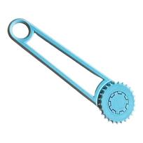 Cardboard Perforation Cutter Rotary Cardboard Perforator Tool Paperboard Cutter Tool For Laminates Baord Scrapbooking mėlyna