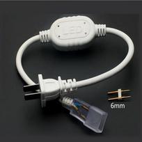 220V 110V Maitinimo šaltinis Apšvietimo transformatorius Vairuotojas Jungiklis 3014 3528 5050 LED juostoms Maitinimo kištuko adapterio priedas 6MM