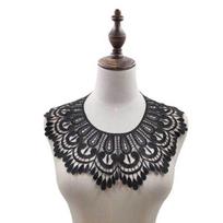 Collar Applique Hollow Out Tear-resistant No Deform Breathable Washable DIY Detachable juoda