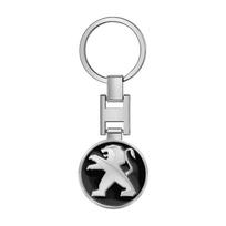 1 vnt. Automobilio emblemos raktų pakabukas Raktų žiedas Priedai Peugeot 308 408 508 RCZ 208 3008 2008 206 207 108 406 407 408 206 207 208 306 307 juoda