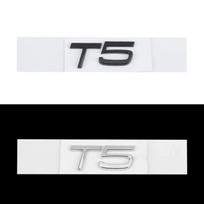 3D Metalinis Automobilio Emblema Raidė Dekoratyvinės Lipdukai Ženklelis Decal For Volvo T6 S40 S60 S90 XC40 XC60 XC90 V40 V50 V60 V90 T5 AWD C30 C7 Black