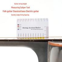 Guitar String Spacing & Height Ruler for Acoustic, Electric, Classical, Bass P080