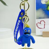 Roblox Rainbow Friends PVC raktų pakabukas Pakabukas Vaikams Dovanos Kalėdinė puošmena Blue