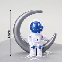 Astronautas Torto Viršus Kosmoso Gimtadienio Dekoracija Berniuko Astronautas Torto Dekoracija Planetos Mėnulio Papuošalai