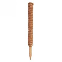 60-120cm Augalų laipiojimo kokoso pluošto stulpas Saugus sodininkystės kokoso lazdelė laipiojantiems augalams, vijokliams ir šliaužikams Augalų atrama 60cm ruda