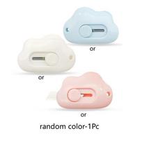 Mini Kišeninis Debesų Meno Utility Peiliukas Dėžutės Peiliukas Popieriaus Pjaustytuvas Amatų Pakavimo Daugkartinio Naudojimo Ašmenys Raštinės Prekės random color-1PC
