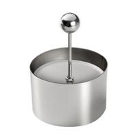 Pyrago žiedas Nerūdijančio plieno Besiūlis Apvalus Mousse torto formelės su stūmikliais ir keltuvais Virtuvės kepimo įrankis Namų kepyklos naudojimui 6 cm gray