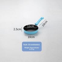 1Pcs Portable Omelette Pan Mini Nonstick Cast Iron Skillet With Handle For Induction And Gas Cooktops Children'S Breakfast Pot as the picture black