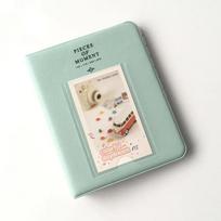 64 kišenėlės Mini momentinių Polaroid nuotraukų albumas 3 colių nuotraukoms Laikymo dėklas Polaroid Fuji Instax Mini plėvelė Namų šeimos atminimas žalia