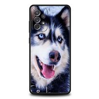 Siberijos haskis rogių šuo telefono dėklas, skirtas Samsung Galaxy A15 A14 A25 A54 A34 A51 A71 A72 A73 A32 A52 A52S A11 A31 A41 5G, minkštas dėklas Samsung A41