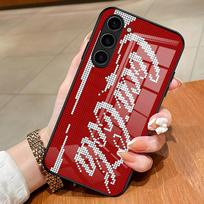 C-COCA Logo C-COLAS Phone Case For Samsung S26 S25 Edge Ultra S23 S22 S21 S20 Ultra Plus S24 Fe A54 A53 A25 Glass Cover Samsung S22
