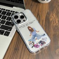 S-Swift Singer T-Taylor Phone Case For iPhone 17 16e 16 15 14 13 12 11 mini Pro Max X XR XSMAX 8 7 Air Plus Transparent Cover iPhone 15 ProMax