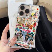Tv T-Twinkling Watermelon Phone Case For iPhone 17 16e 16 15 14 13 12 11 mini Pro Max X XR XSMAX 8 7 Air Plus Transparent Cover iPhone 12