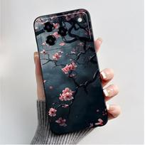 Telefono dėklas ZTE Blade A76 4G Z2474 Dėklas Madingas Drugelis Gėlė Juodas Minkštas Galinis Dangtelis ZTE Blade A74 BladeA74 4G Bamperis ZTE Blade A76 4G