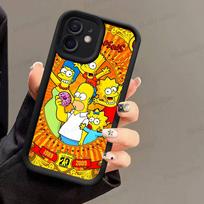 Funny Cartoon S-Simpsons For IPhone 17 16 15 14 13 12 11 Pro Max Plus Phone Case Covers iPhone 17