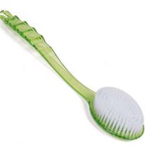 Long Handled Body Bath Shower Back Brush Scrubber Massager Skin Cleaning Tool mėlyna