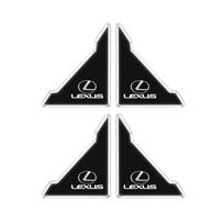 4Pcs Car Door Lock Shock Pad Silicone Protection Cover Valve Cap For Lexus ES LM GS IS NX RX LX RZ CT IS250 IS430 RX300 ES300H
