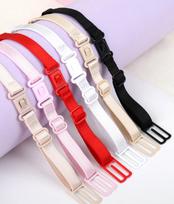 Bra Strap Anti Slip Adjustable Replacement Straps with Secure Clip Buckle for Shoulder Support and Bra Fixing Suitable for Various Bra Styles One Size