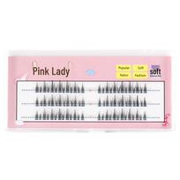 Lazy Devil Natural False Eyelashes - Small, 3-Piece Set with Fine Stems Heat-Shrunk Small Devil, 3 Rows