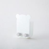 Wall-Mounted Cartoon Storage Box: Creative Plastic Pen Holder for Home Supplies and Remote Control. Punch-Free Simple Design. 12.5cm * 8.5cm * 9cm balta